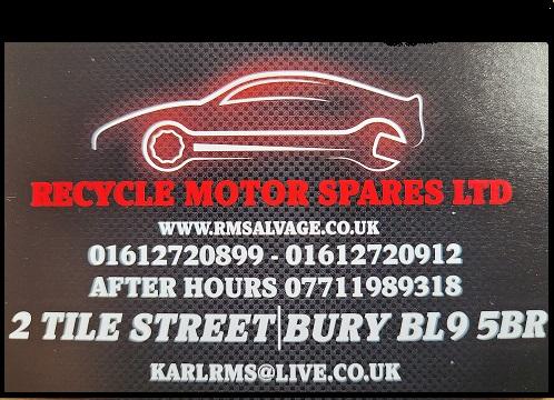 Recycled Motor Spares Bury logo